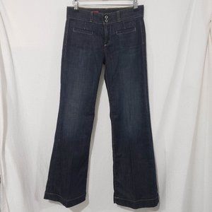AG Adriano Goldschmied Dark Blue Flare Jeans
